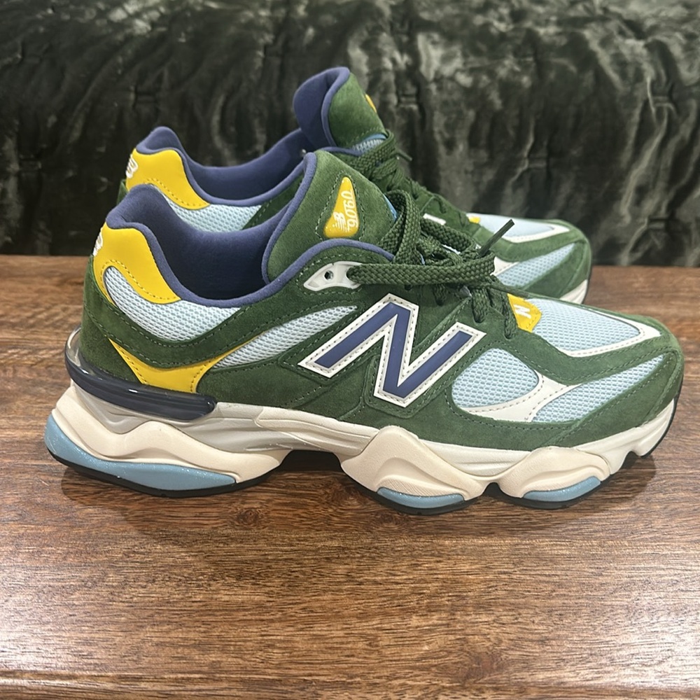 New balance 9060 sneakers in Alpine Green.